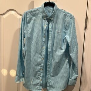 Vineyard Vines Boys Performance dress shirt button down Size XL